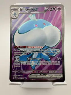 Jellicent ex 160/086 White Flare Holo Pokemon Card NM WHT EN pack fresh - Image 1