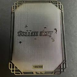 Goddess Story Gold METAL Card - Serial Number #185/200! - Anime Bikini Lucy - Image 3