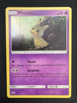 Mimikyu SM29 2017 Holo Black Star Promo Pokemon TCG Card - Image 2