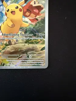 Pikachu SVP 027 Pokemon TCG S&V Paldea Evolved Black Star Promo Card - Image 3