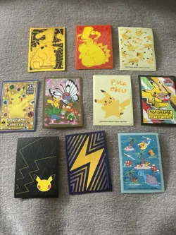 Pikachu Pokemon Card Sleeves Lot - Image 1