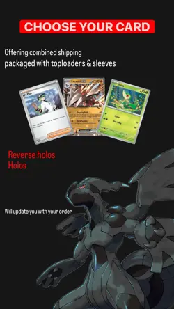 Pokemon Scarlet & Violet Black Bolt *CHOOSE YOUR CARD* - Image 1