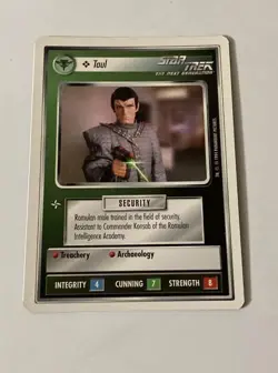 Star Trek CCG Personnel Romulan Taul Common Card - Image 1