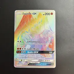 Zygarde GX - 136/131 - Hyper Rare Pokemon Card Forbidden Light NM/M R - Image 1