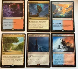 MTG utility land lot (x6) Izzet blue red NM (Command Tower) - Image 1