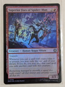 2025 MTG Magic the Gathering - Superior Foes of Spider-Man - U 96 FOIL - Image 1