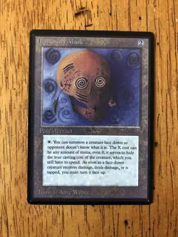 MTG - Illusionary Mask - Beta -Legacy - Altered - Read - EDH - Watch Item Video! - Image 1