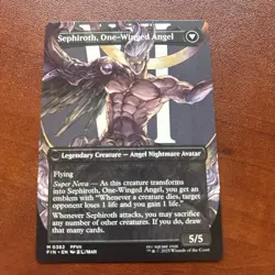 Sephiroth, Fabled SOLDIER Borderless 0382 MTG x FF NON FOIL NM - Image 2