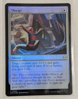 2025 MTG Magic the Gathering - Spider-Man - Thwip! - C 20 FOIL - Image 1