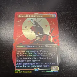 MTG PACK FRESH Ragost, Deft Gastronaut Borderless Edge of Eternities FOIL - Image 1