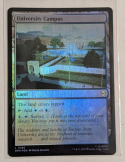 2025 MTG Magic the Gathering - Spider-Man - University Campus - L 186 FOIL - Image 1