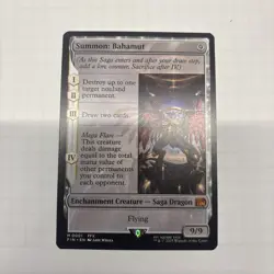 Summon: Bahamut - Final Fantasy - NM - MTG Magic - Mythic - Saga Creature - Image 1