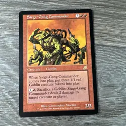 MTG - Siege-Gang Commander - Scourge 2003 Regular Rare #103 LP-MP - Image 1