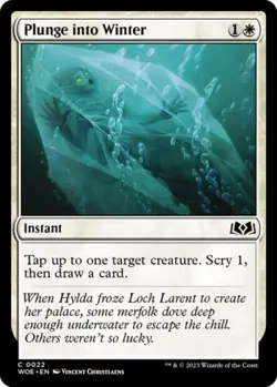 Plunge into Winter -Foil Near Mint MTG Wilds of Eldraine - Image 1