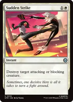 MTG Sudden Strike [Marvel's Spider-Man] Near Mint Magic - Image 1