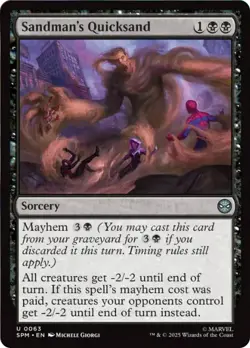 MTG Sandman's Quicksand [Marvel's Spider-Man] Near Mint Magic - Image 1