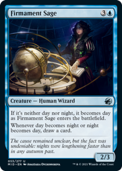 Firmament Sage - Foil - Innistrad: Midnight Hunt #053/277 MTG Magic The Gatherin - Image 1