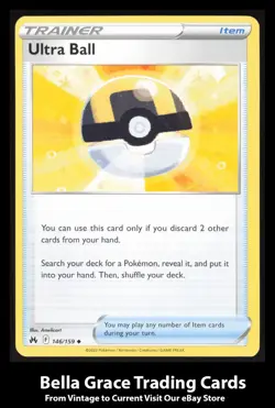 Ultra Ball #146/159 Crown Zenith Pokemon Uncommon - Image 1
