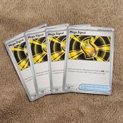 4x - Mega Evolution English: Mega Signal - #121/132 Pokemon TCG PLAYSET - Image 1