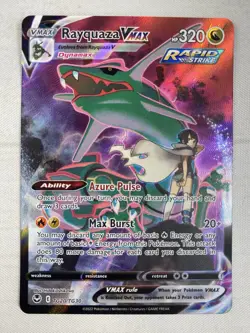 Pokemon Rayquaza VMAX TG20/TG30 Sword & Shield Silver Tempest Trainer Gallery NM - Image 1