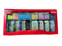 Pokemon TCG Prismatic Evolutions Costco 8 Mini-Tin Bundle Promo Cards NEW NEW - Image 1