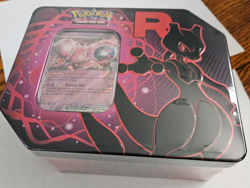 NEW! Pokemon Team Rocket MewTwo Collector Tin - Factory Sealed Destined Rivals - Image 3