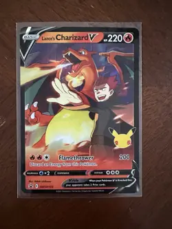 Pokemon Lance's Charizard V SWSH133 Sword & Shield BLACK STAR PROMO NM - Image 1