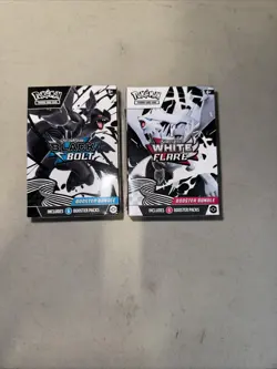 2 Pokemon TCG SV10.5 Black Bolt & White Flare Booster Bundle Lot Sealed New - Image 2