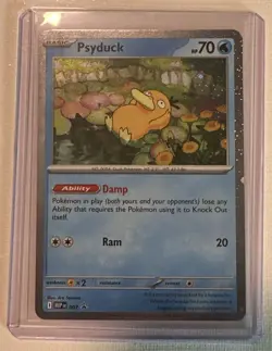 Pokemon TCG Psyduck MEP 007 Mega Evolution Pokemon Blister Promo - Image 1