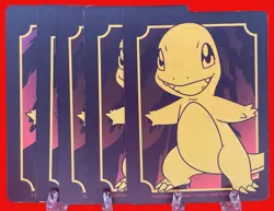 (5) Pokemon TCG Charmander Obsidian Flames Dividers from ETB 2023 - Image 1