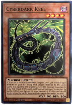 YuGiOh! - Cyberdark Keel - LDS1-EN033 - 1st Edition - Common - Image 1