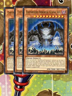 Yugioh Earthbound Immortal Ccapac Apu LED5-EN000 Playset - Image 1
