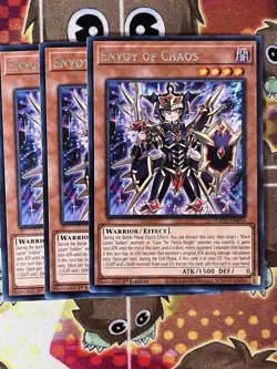Yugioh Envoy Of Chaos TOCH-EN039 1st Edition Playset - Image 1