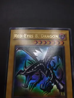 YUGIOH 2002 | RED-EYES B. DRAGON | SDJ-001 | NORTH AMAERICAN PRINT | EXCELLENT - Image 4