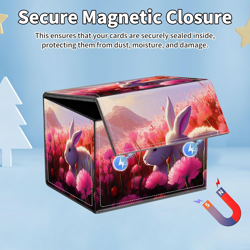 For MTG Commander Deck Box,Card Deck Box for Trading Yugioh Mtg,Fits 100 Double - Image 5