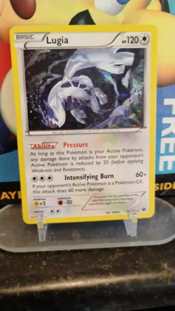LUGIA Fates Collide XY Series POKEMON Holo 2016 Trading Card 78/124 - Image 1