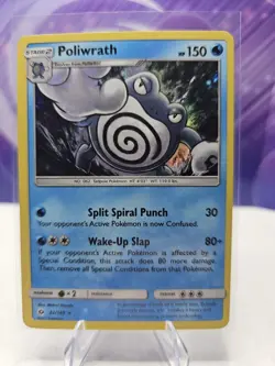 Poliwrath 32/149 Holo Rare SM Base Set Pokemon Card - Image 1