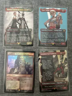 Mtg: Final Fantasy X 4 Red Rare Cards - Image 1