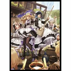 Genshin Impact Maid Fischl Venti Diona Bennett doujin Card Sleeve Protector - Image 1