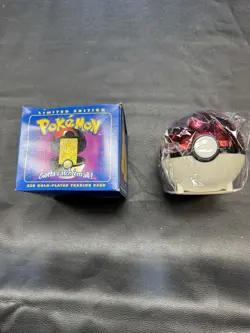 Pokemon 23k Gold Plated Jigglypuff Trading Card Sealed 1999 Blue Box Burger King - Image 2