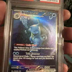 Pokemon TCG Blastoise EX 151 Ultra Rare Card Scarlet Violet 200/165 PSA 10 - Image 4