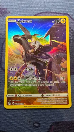 Pokemon TCG Zekrom TG05/TG30 Ultra Rare Card Brilliant Stars - Image 1