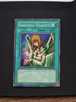 Graceful Charity 1st Edition SDP-040 Super Rare Yu-Gi-Oh Card LP - Image 1