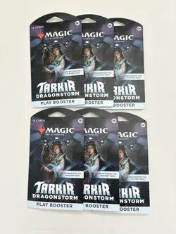 MtG 6x Tarkir Dragonstorm play booster packs x6 Magic the Gathering Blister - Image 1