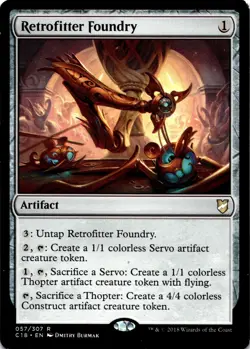 MTG Retrofitter Foundry | Moderately Played | Commander 2018 (C18) - Image 1