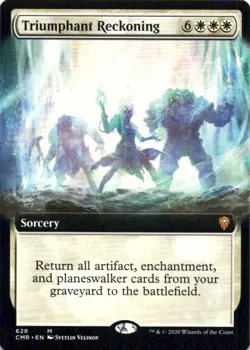 MTG Triumphant Reckoning (Extended Art) (628) | NM | Commander Legends (CMR) - Image 1