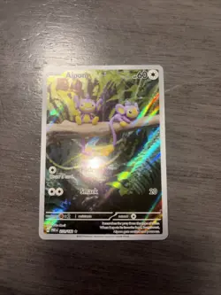 Pokemon TCG Aipom Paradox Rift 211/182 Holo Illustration Rare Card NM - Image 1