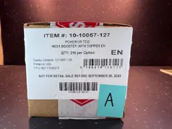 Factory Sealed Case 6x Booster Box Enhanced Mega Evolution ME01 Pokemon TCG A - Image 1