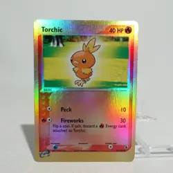 Pokemon TCG Torchic EX Ruby & Sapphire 73/109 Reverse Holo Card - Image 1