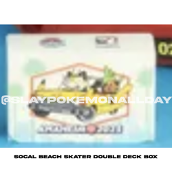 (IN HAND) Pokemon World Championships 2025 SoCal Beach Skater Double Deck Box - Image 1